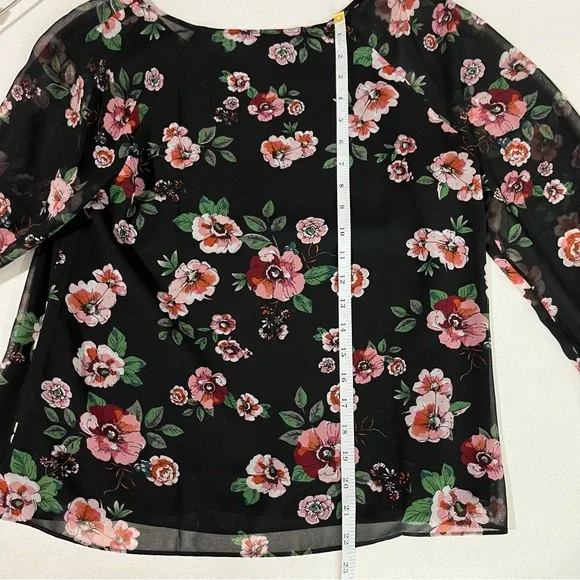 cabi Floral Blouse - Picture 8 of 9